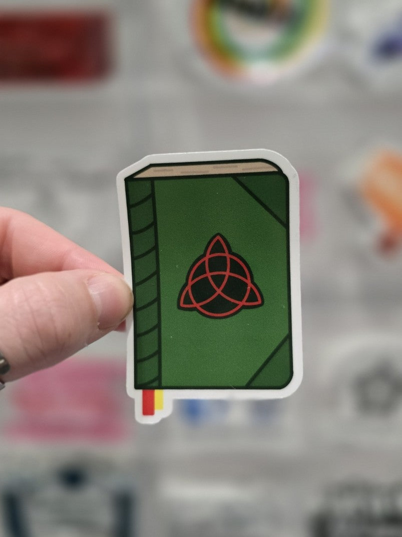 Waterproof Sticker | The Book of Shadows Die Cut Sticker | Fandom Sticker | Charmed Sticker | Fandom TV Inspired Sticker