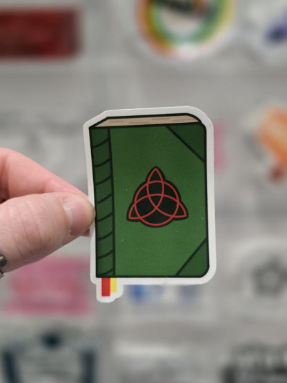 Waterproof Sticker | The Book of Shadows Die Cut Sticker | Fandom Sticker | Charmed Sticker | Fandom TV Inspired Sticker