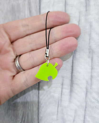 Leaf Charm - Phone / Kindle Charm - Acrylic
