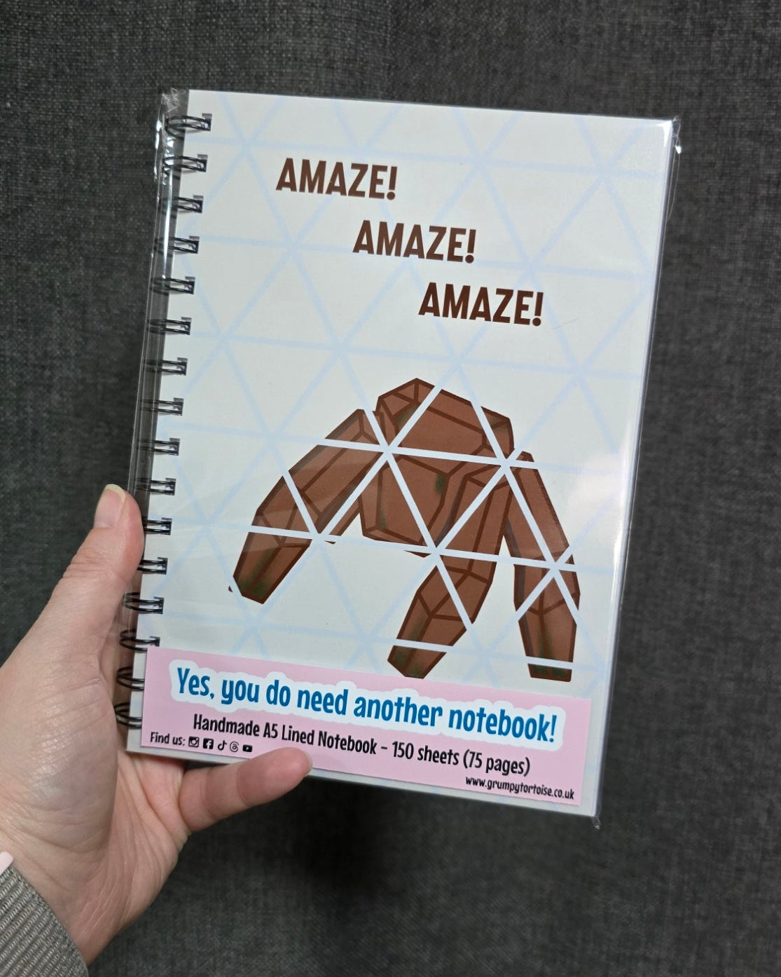 Spiral Notebooks - Rocky, Project Hail Mary - Lined Journal - Gift