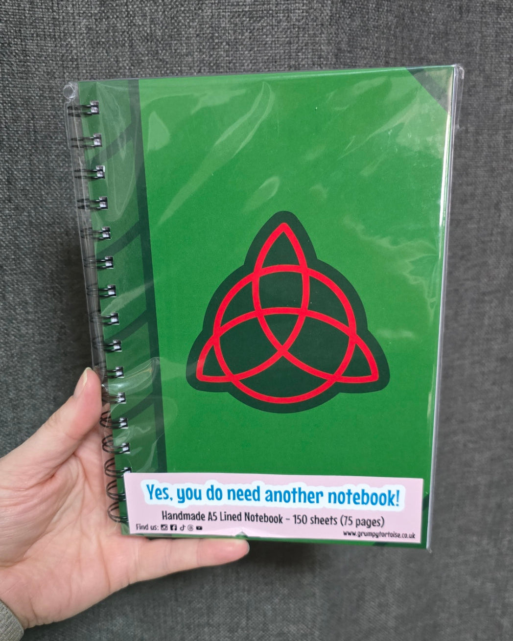 Spiral Notebooks - Book of Shadows - Lined Journal - Gift