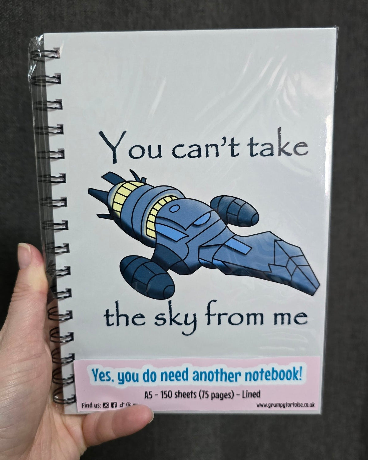 Spiral Notebooks - Sky from Me Firefly Notebook - Lined Journal - Gift