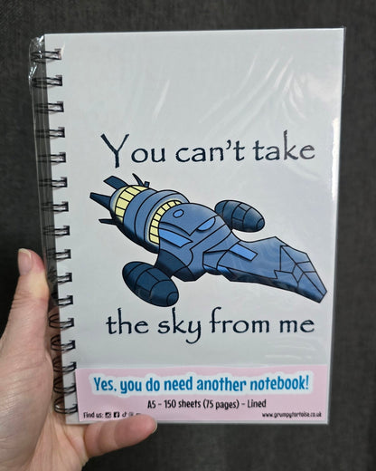 Spiral Notebooks - Sky from Me Firefly Notebook - Lined Journal - Gift
