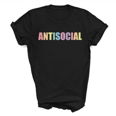 Rainbow Antisocial T-Shirt