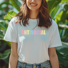 Rainbow Antisocial T-Shirt