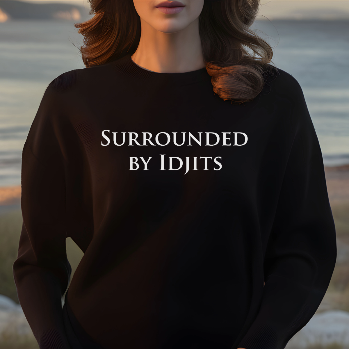 SPN Surrounded by Idjits Sweatshirt