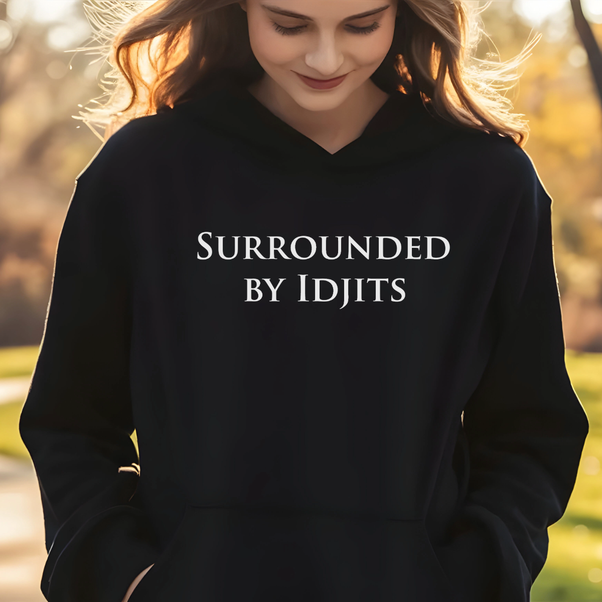 SPN Surrounded by Idjits Hoodie