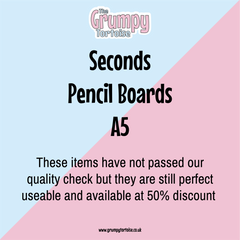 SECONDS - Pencil Boards - A5