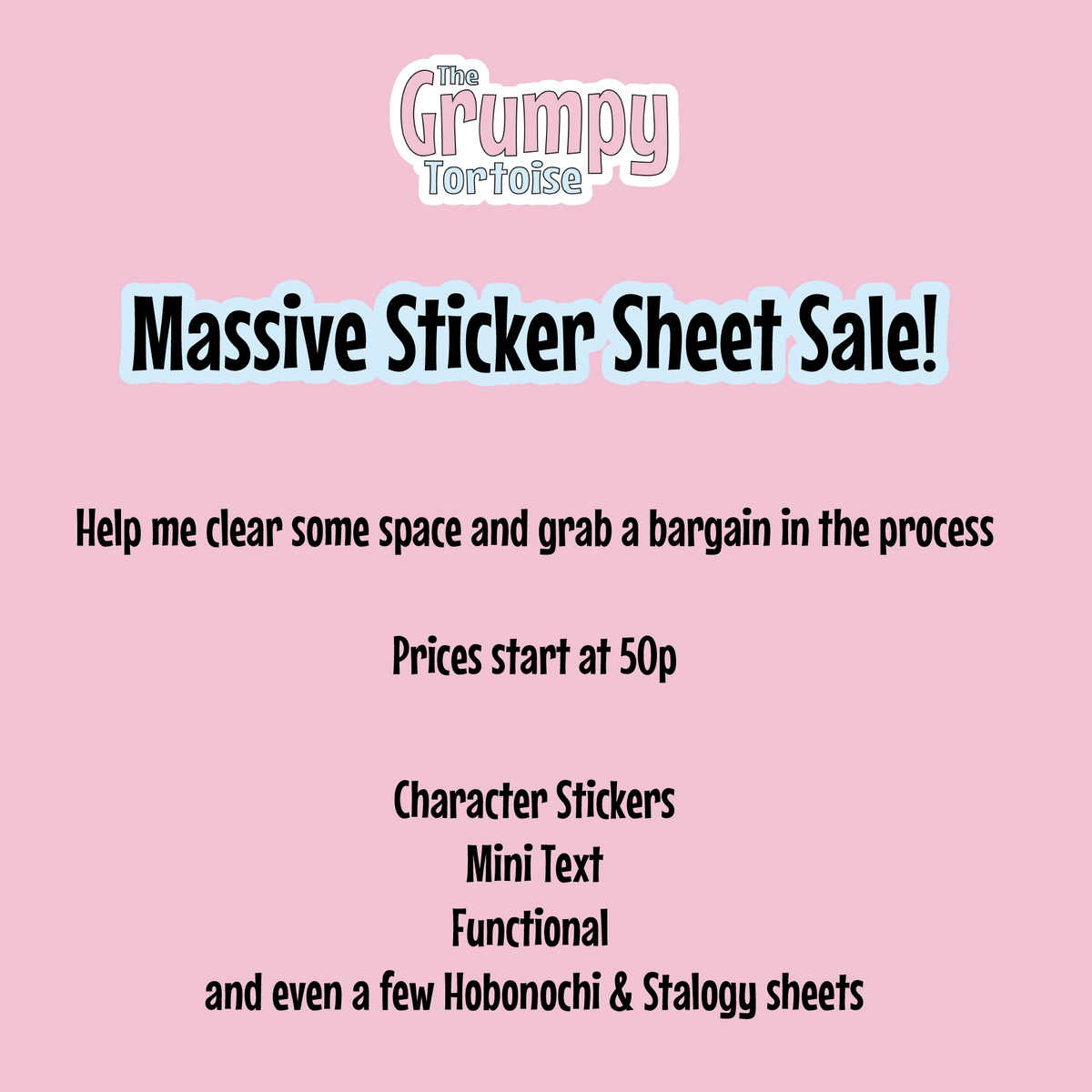 Facebook Group Sticker Sale