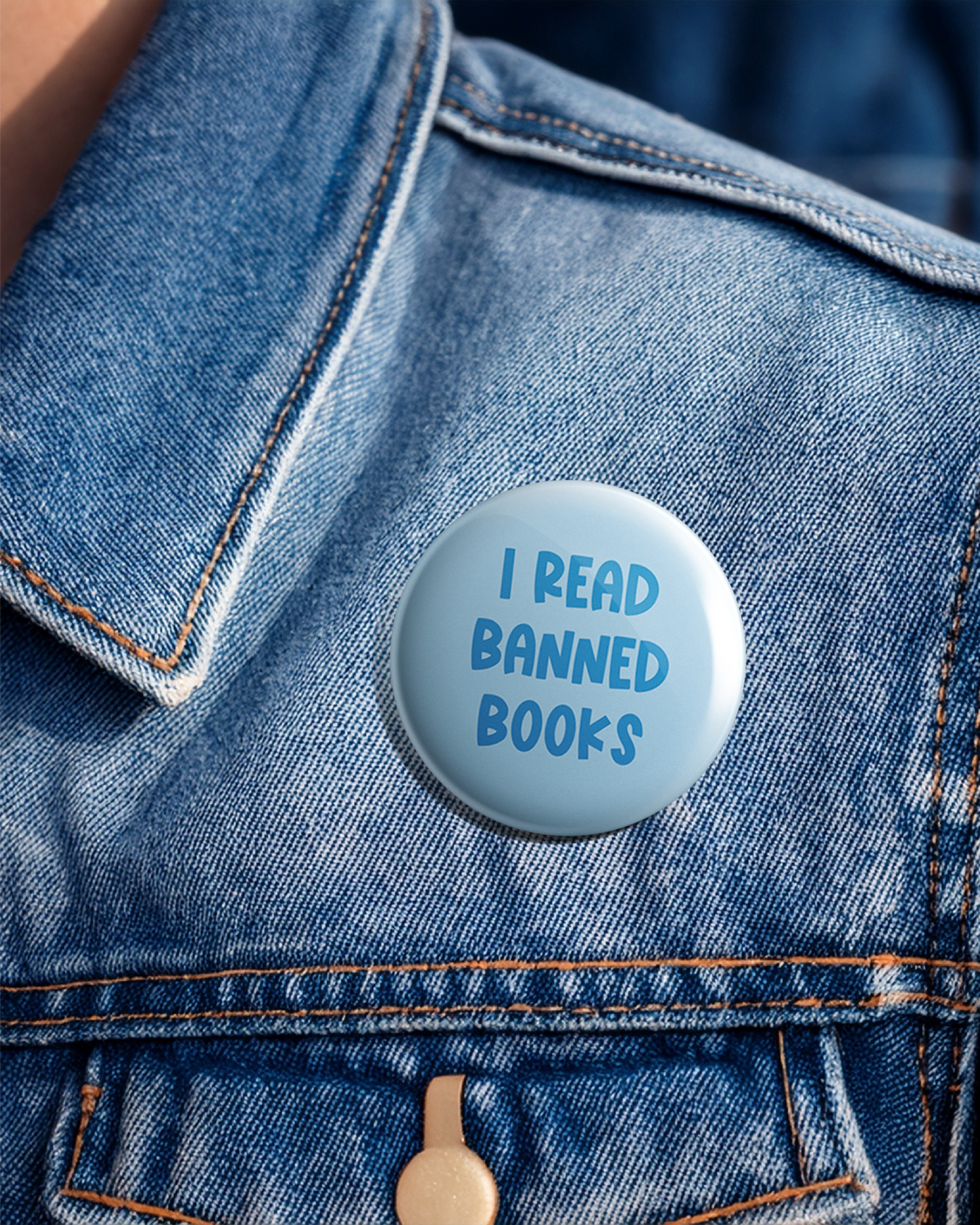 I Read Banned Books - Pin Badge
