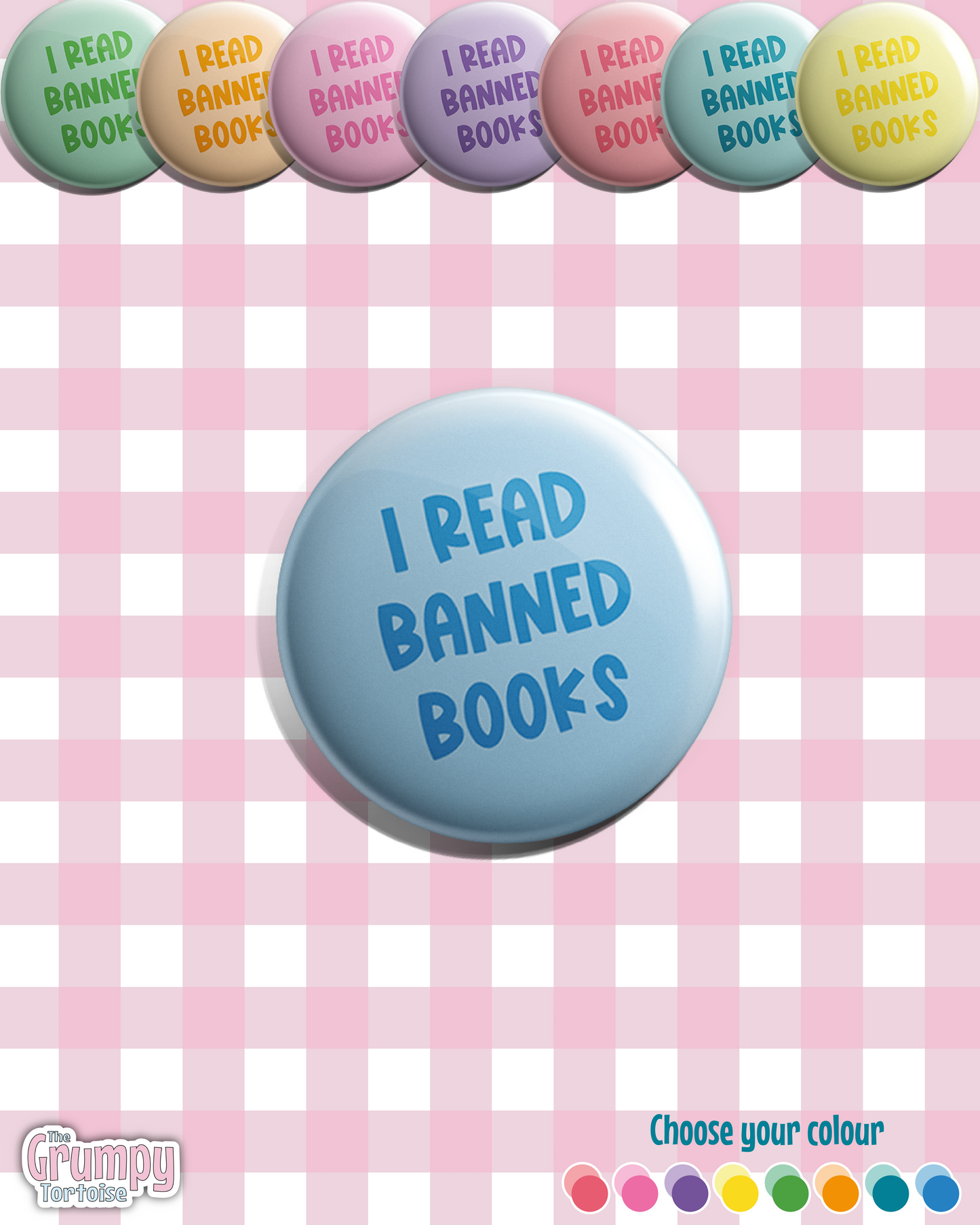 I Read Banned Books - Pin Badge