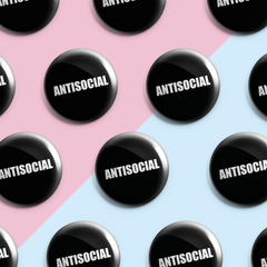 Antisocial - Pin Badge