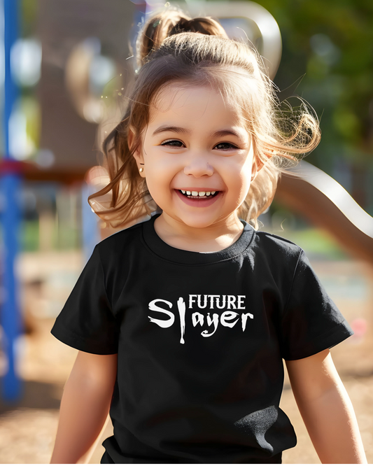 Future Slayer Baby & Kids T-shirt | Gothic Kids Clothes | Alternative Kids Gift | Funny Kids gift for Buffy Fans