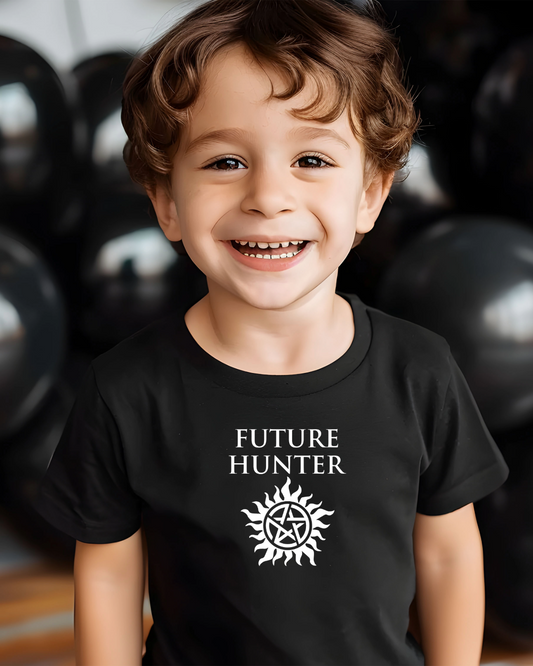 Future Hunter Baby & Kids T-shirt | Gothic Kids Clothes | Alternative Kids Gift | Funny Kids gift for Supernatural Fans