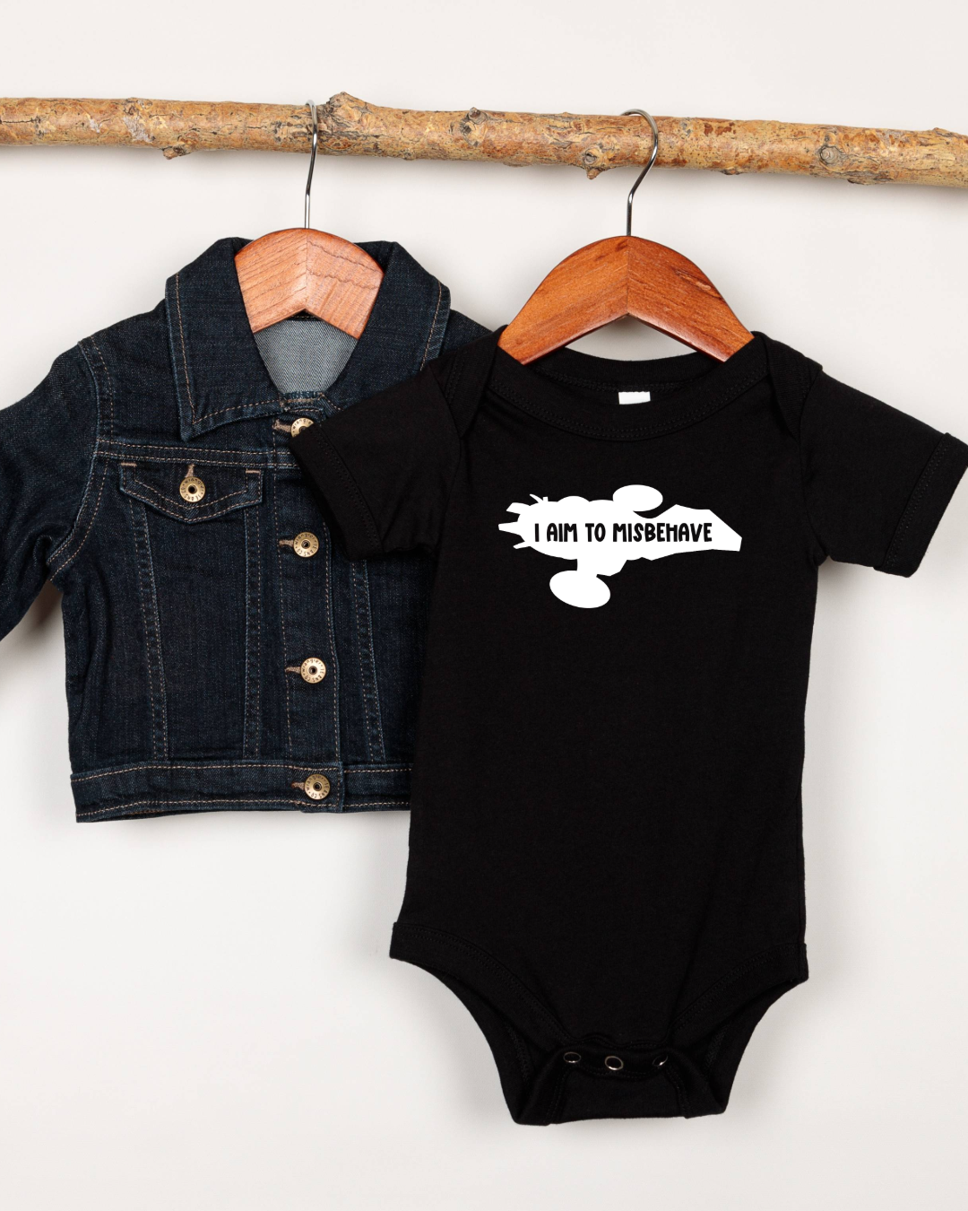 I aim to misbehave Baby Bodysuit | Geeky Baby Clothes | Alternative Baby Shower Gift | Baby Grow for Firefly Fans