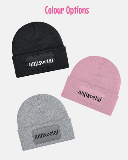 Beanie Hat - antisocial