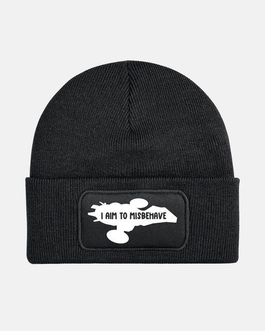 Beanie Hat - I aim to Misbehave