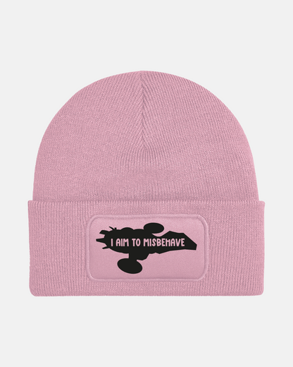 Beanie Hat - I aim to Misbehave