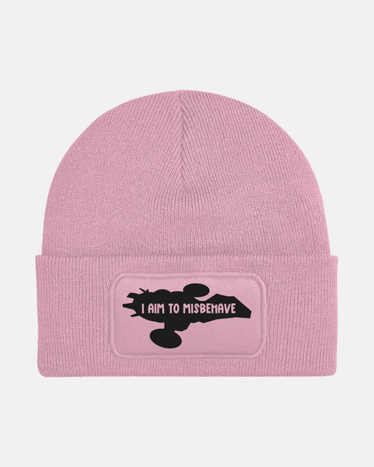 Beanie Hat - I aim to Misbehave