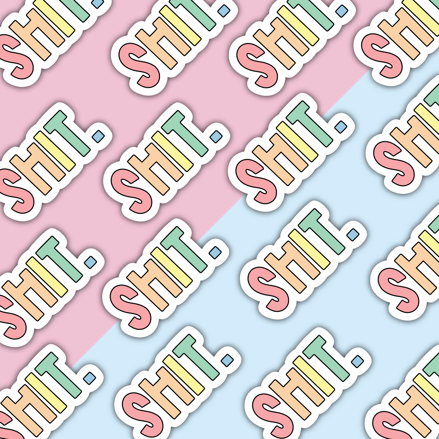 Shit Sweary Die Cut Sticker