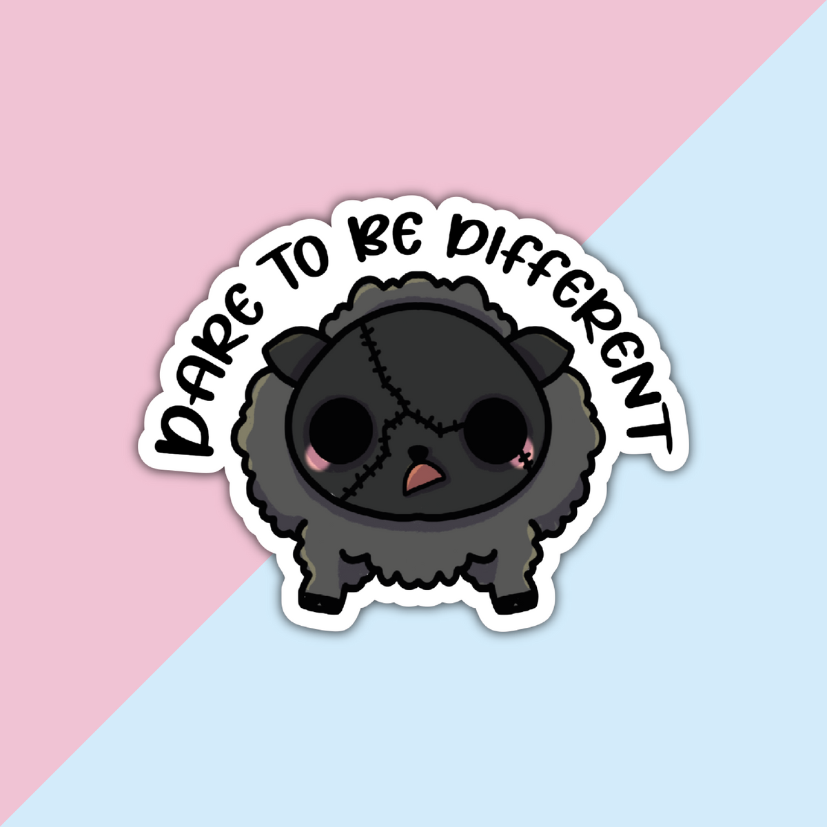 Dare to be Different Die Cut Sticker