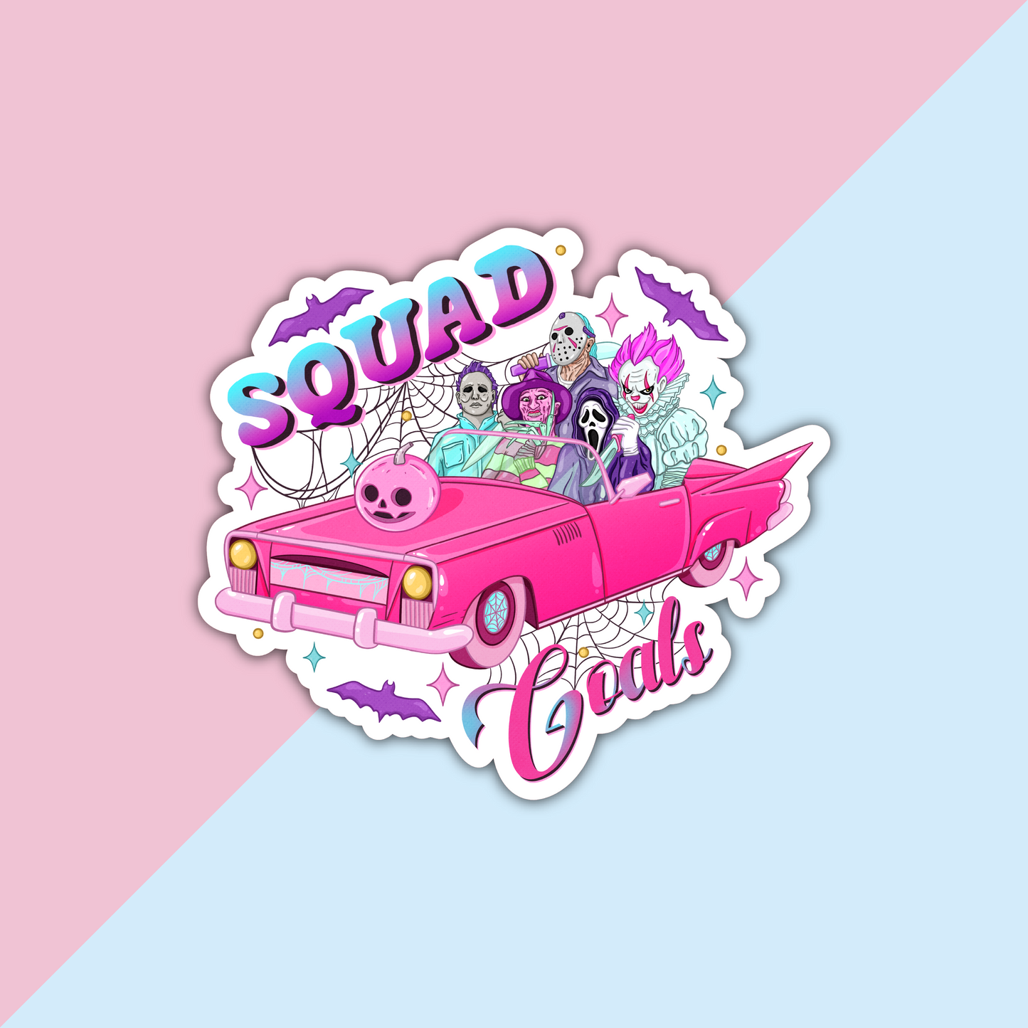 Squad Goals Die Cut Sticker