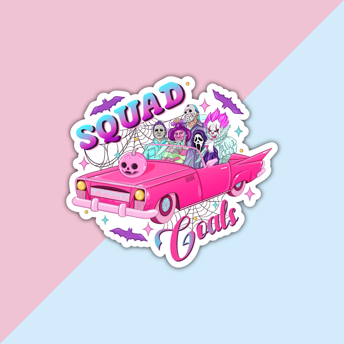 Squad Goals Die Cut Sticker