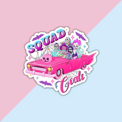 Squad Goals Die Cut Sticker