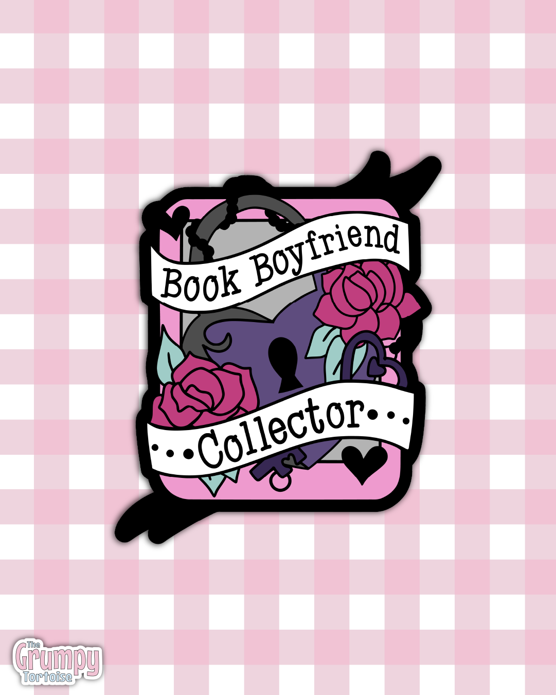 Waterproof Sticker | Book boyfriend Collector Die Cut Sticker | Bookish Sticker | Reading Sticker