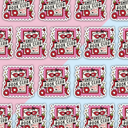 Smutty Book Club Die Cut Sticker