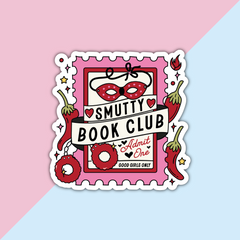 Smutty Book Club Die Cut Sticker