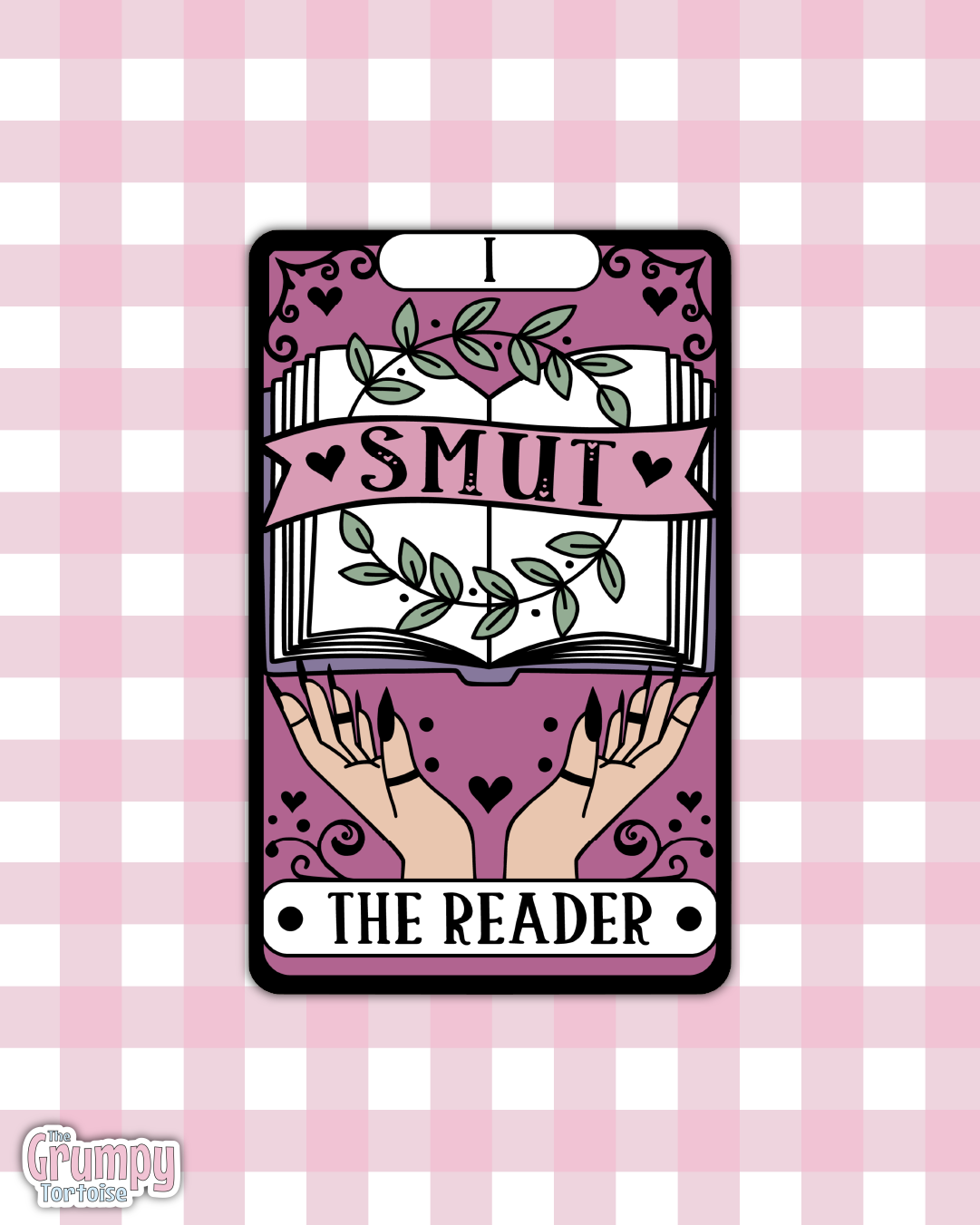 Waterproof Sticker | Smut Tarot Card Die Cut Sticker | Bookish Sticker | Reading Sticker | Tarot Card Sticker