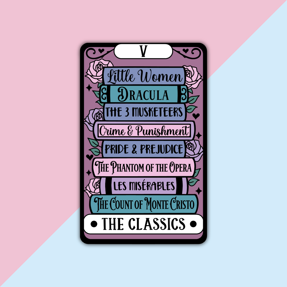 The Classics Tarot Card Die Cut Sticker