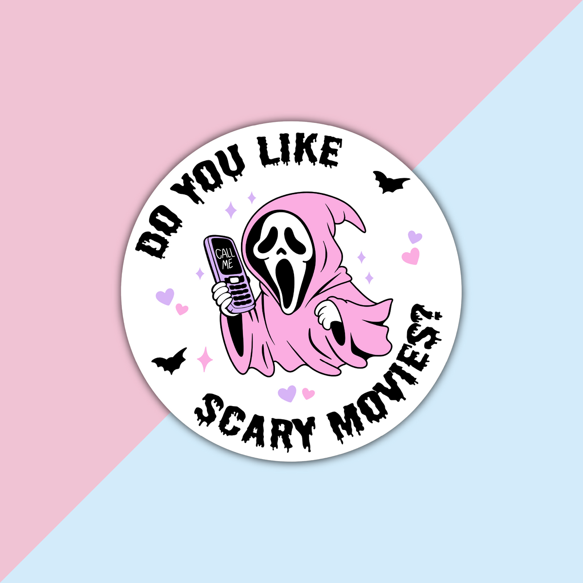 Do You Like Scary Movies? Die Cut Sticker