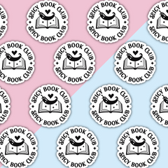 Spicy Book Club Die Cut Sticker