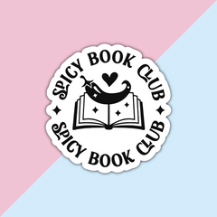 Spicy Book Club Die Cut Sticker