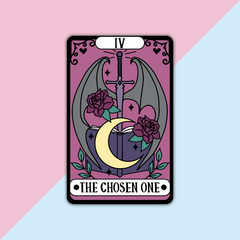 The Chosen One Tarot Card Die Cut Sticker