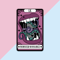 Monster Romance Tarot Card Die Cut Sticker