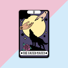 The Fated Mates Tarot Card Die Cut Sticker