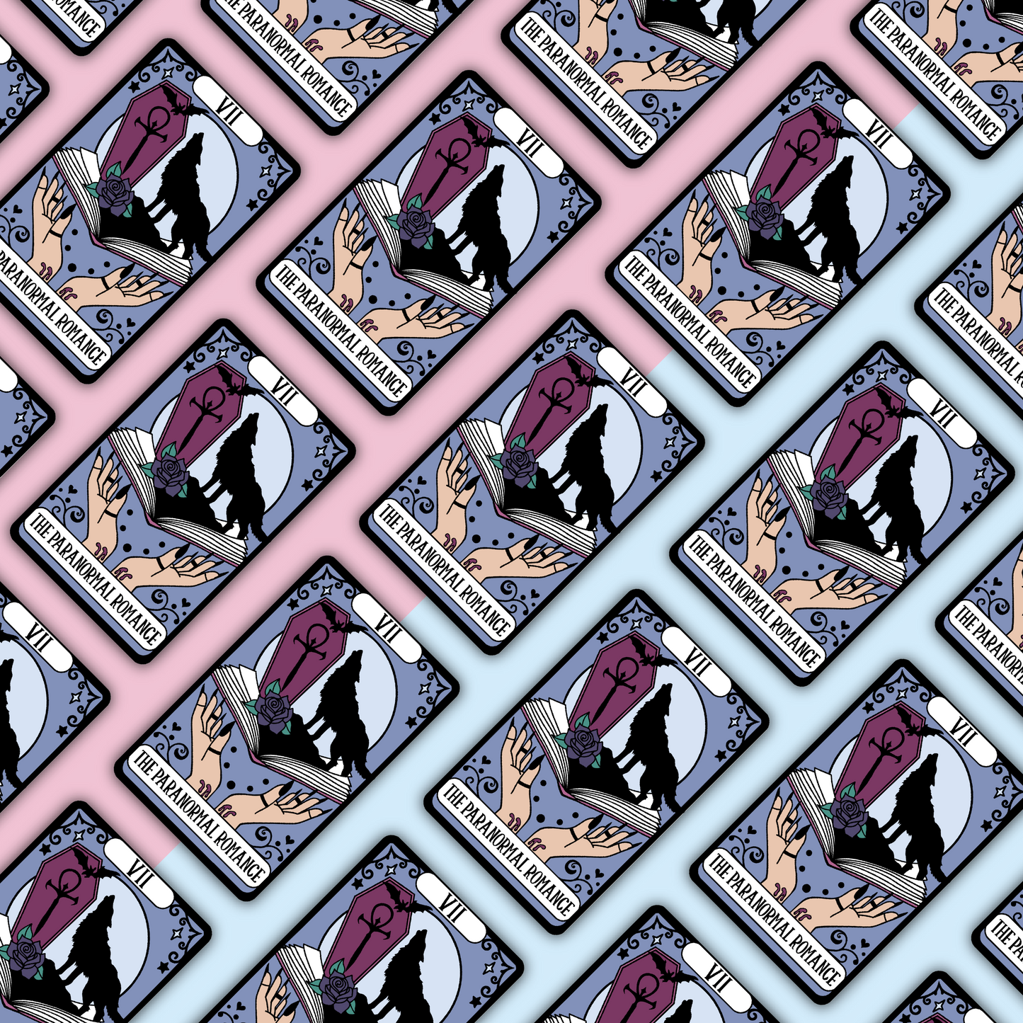 The Paranormal Romance Tarot Card Die Cut Sticker