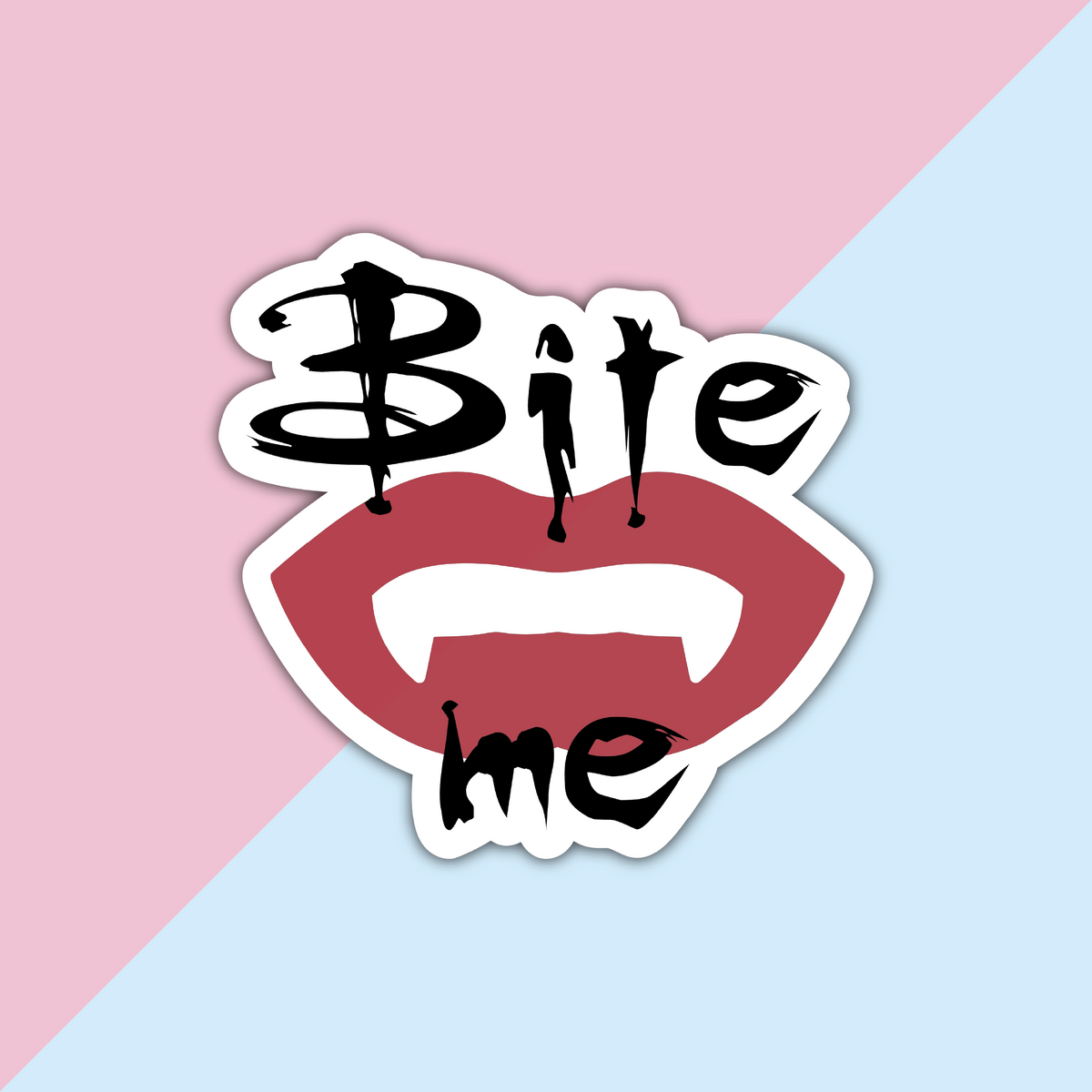 Bit Me! Die Cut Sticker