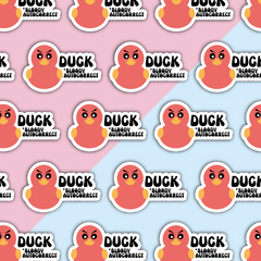 Duck, bloody autocorrect Die Cut Sticker