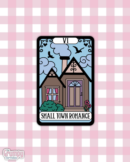 Waterproof Sticker | Small Town Romance Tarot Card Die Cut Sticker | Bookish Sticker | Reading Sticker | Tarot Card Sticker