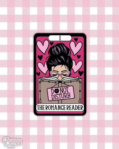 Waterproof Sticker | The Romance Reader Tarot Card Die Cut Sticker | Bookish Sticker | Reading Sticker | Tarot Card Sticker