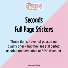 SECONDS - Full Page Stickers