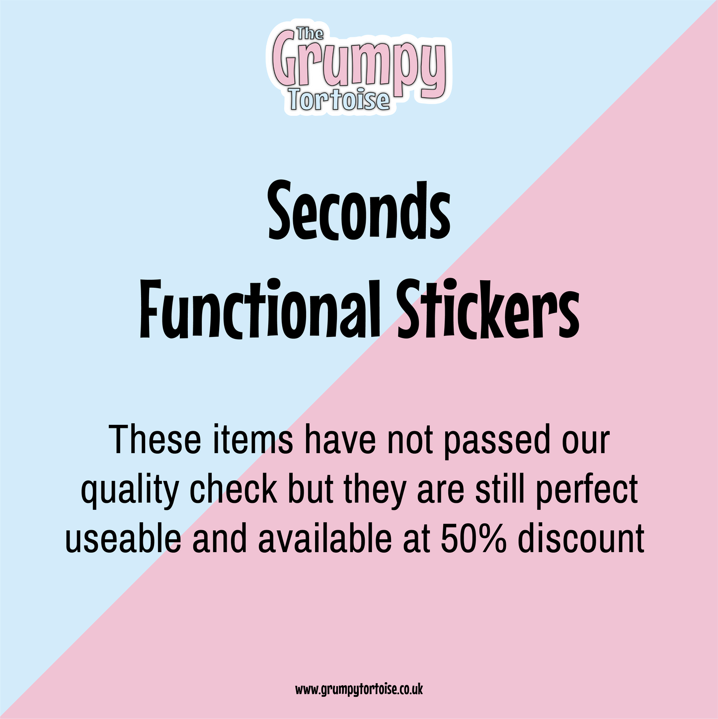 SECONDS - Functional Stickers (& kits)