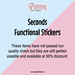 SECONDS - Functional Stickers