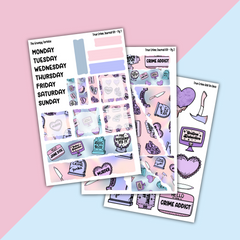 Pastel Crime Journal Kit