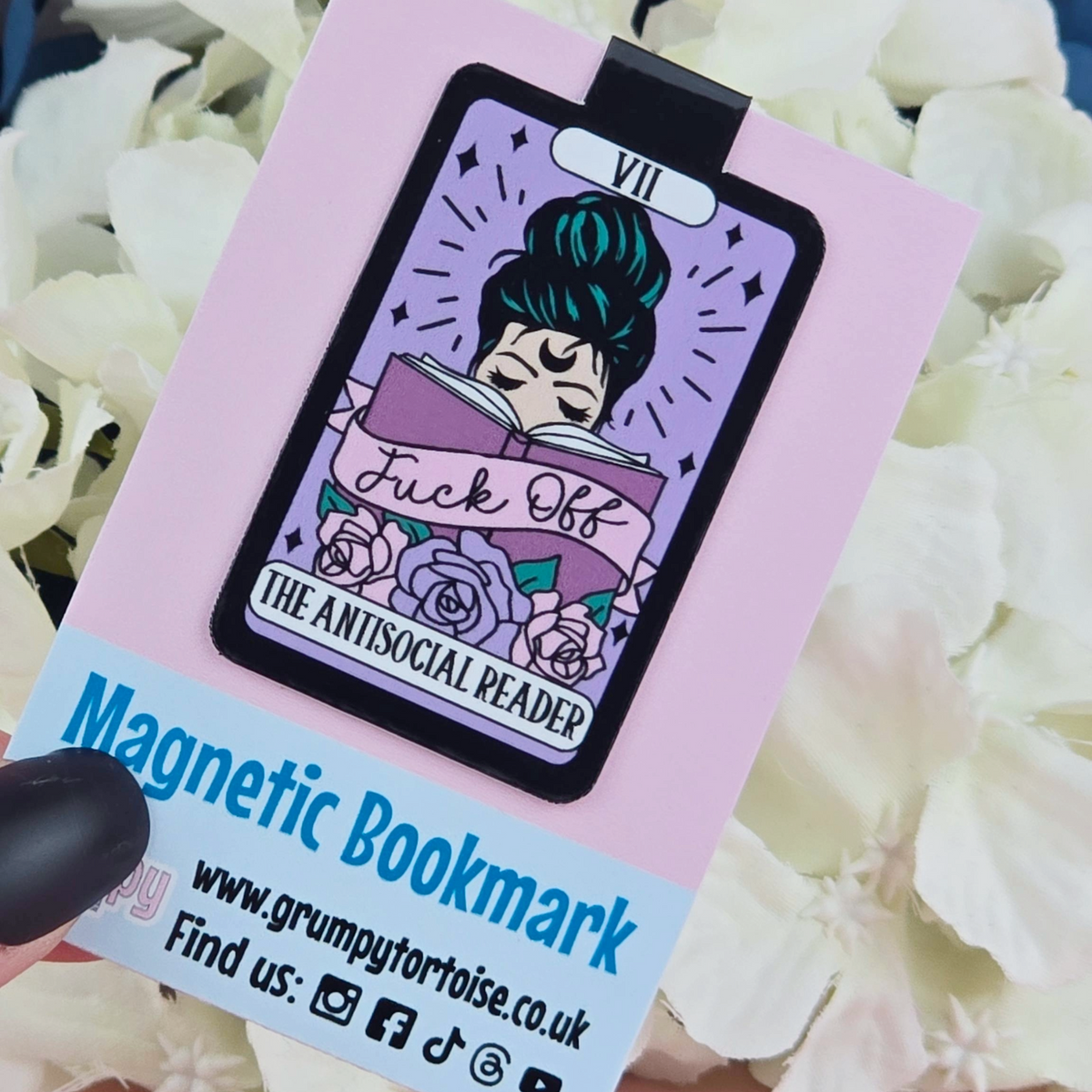 The Antisocial Reader Magnetic Bookmark