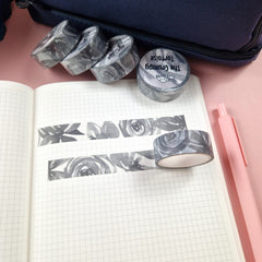 Mono Floral Washi Tape - DISCONTINUED